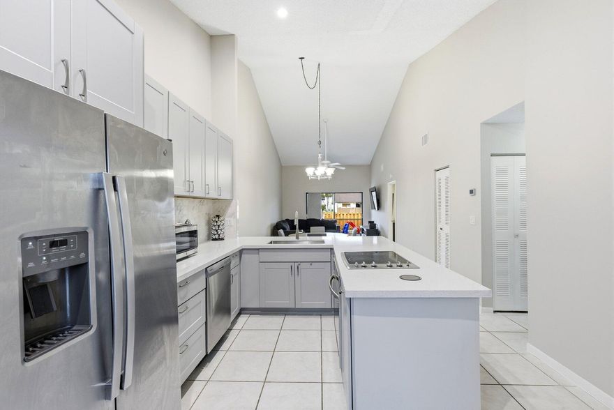 Welcome to this charming 2‑bedroom, 2‑bathroom townhome in the heart of Greenacres, FL! Step inside to discover a beautifully renovated kitchen, an open‑concept living area, and a freshly painted interior that feels bright and welcoming. The spacious primary suite features a generous walk‑in closet, and the low HOA fees make this home an even smarter choice. Enjoy access to a sparkling community pool and all the amenities this wonderful neighborhood offers. A fantastic opportunity that won't stay on the market for long.