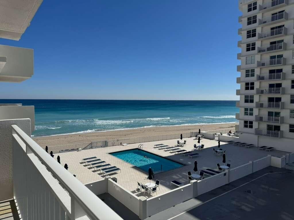 Photo of 4505 S Ocean Boulevard #303, Highland Beach, FL 33487 (MLS # R11161488)
