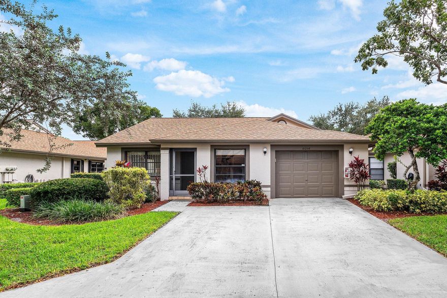 THIS IS A GORGEOUS RENOVATED  & RARELY AVAILABLE 3 BEDROOMS/2BATHS ROSEWOOD MODEL. LOCATED IN DESIRABLE & GATED 55+ WHISPER WALK SUMMERWINDS SECTION. THIS SPACIOUS VILLA FEATURES VAULTED CEILINGS, EAT-IN BEAUTIUFL KITCHEN WITH GRANITE COUNTERS, SPLIT BEDROOM PLAN FOR ADDED PRIVACY, BATHROOMS ARE REDONE, LAUNDRY ROOM & GARAGE WITH 2 SPACES IN FRONT. ROOF IS 2023! AMENITIES INCLUDE CLUBHOUSE, POOL/SPA, FITNESS CENTER, INTERNET, CABLE, WATER, LANDSCAPING & INSURANCE ON BLDG. WHISPER WALK IS AN ACTIVE COMMUNITY WITH LUSH GREENERY, 11 LAKES, WALKING PATHS, 6 PICKELBALL & 7 TENNIS COURTS (ALL CAN BE LIT FOR NIGHTIME PLAY).  CENTRALLY LOCATED CLOSE TO PREMIER SHOPPING, RESTAURANTS, BEACHES & AIRPORTS! THIS ONE IS REALLY A MUST SEE, YOU'LL BE IMPRESSED! PRICED TO SELL! FURNITURE IS NEGOTIABLE