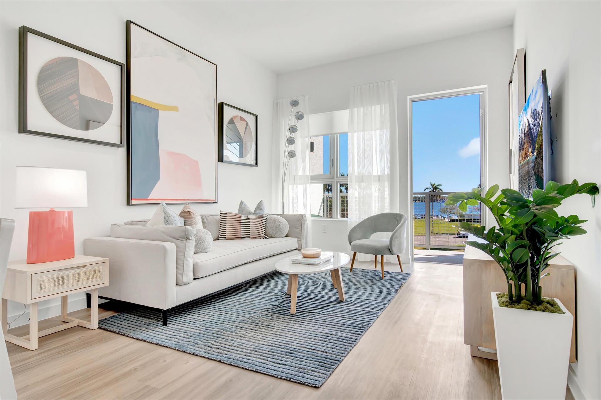 BRAND NEW CONSTRUCTION and City view on this Palm Beach Floor plan offers peninsula kitchen, 10-foot ceilings, large walk-in closet, Full size W/D, Plank flooring and luxury baths. Beautifully located along the Intracoastal in West Palm Beach. Park West sets you up for work and play and is situated at the edge of Palm Beach; providing comfort at home with easy access to exceptional dining, shopping, and recreation. This is boutique living in the perfect location, sleek units where you can live your best life.