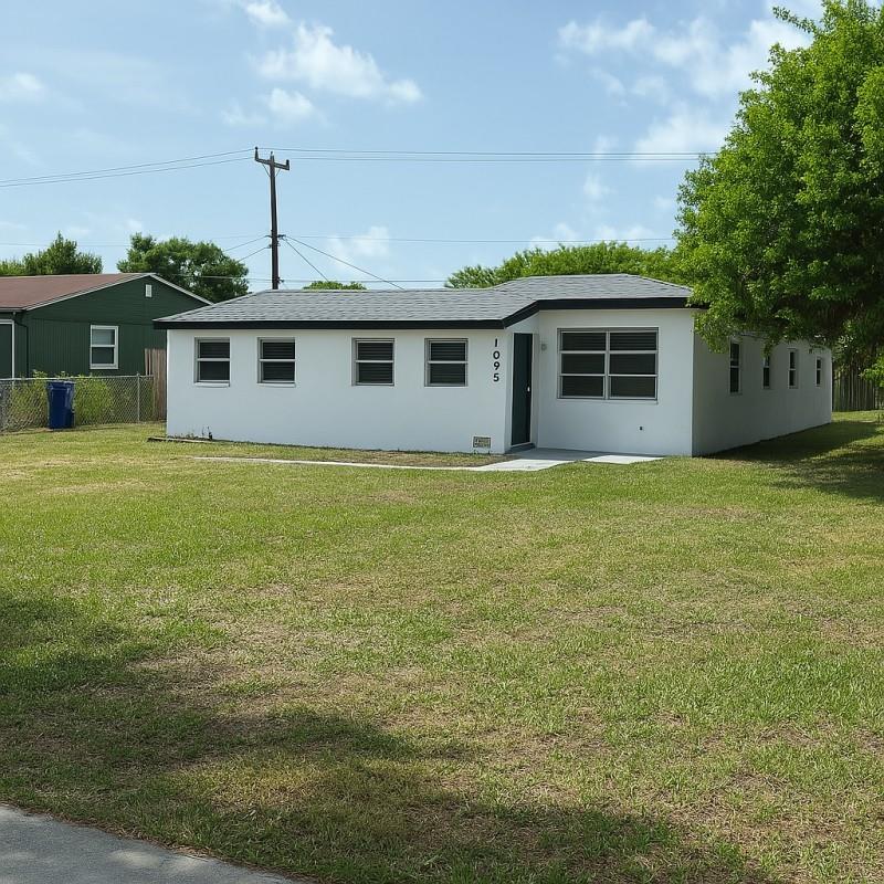 Great opportunity to own in North Miami Beach! This home is 3 bed, 2 bath home with an office or den room. Nice corner lot. Home has tile floors and a NEW ROOF. Utility room. Make this home yours to live in or AIRBNB with minutes from NMB City Hall, parks, beaches, highways close by, shopping, and dining. This home is full of potential sitting in a great central area of Miami. The yard is fenced in with nice trees. Can park your boat or RV. NO HOA. Plenty of parking.