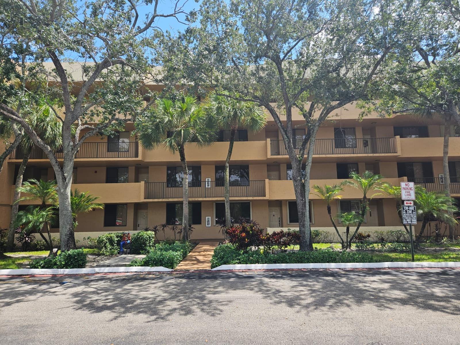 NO CURRENT ASSESSMENT. WILL DO SELLER FINANCING A spacious and great condo with over 1,000+ square feet, 2 bedrooms 2 bathrooms, a combined living and dining room, a screened balcony and a small storage unit. This unit offers an additional private storage unit, assigned parking, and plenty of guest spots. Enjoy resort-style amenities like a large clubhouse and sparkling pool. A quiet and well maintained community surrounded by lush gardens and lakes with a clubhouse and full amenities, heated pool, and large common areas for gatherings and parties. Jacaranda Heights Condominium is an excellent and convenient location in the City of Plantation near main expressways, groceries stores, restaurants, parks, shopping malls, schools and colleges, public transportation, and a lot more.