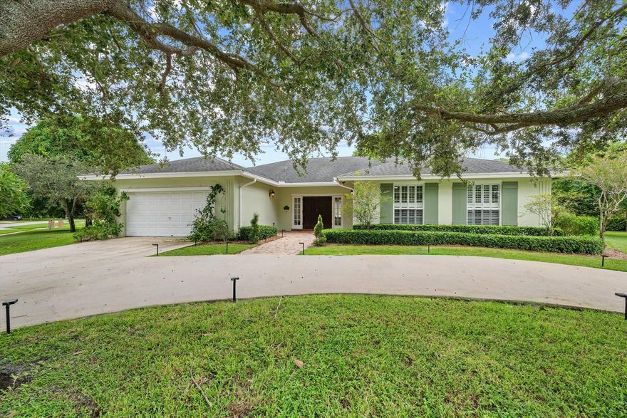 Charming 3-bedroom, 2.5-bath home on a beautifully landscaped lot in a quiet, non-HOA community--just minutes from WEF and the Global Dressage Festival. This inviting property features a heated pool and spa, perfect for relaxing or entertaining. Inside, enjoy a bright, open layout with a spacious kitchen and comfortable primary suite. Ideal as a seasonal rental or private retreat, this home offers the perfect blend of comfort and location in one of the area's most desirable equestrian neighborhoods.