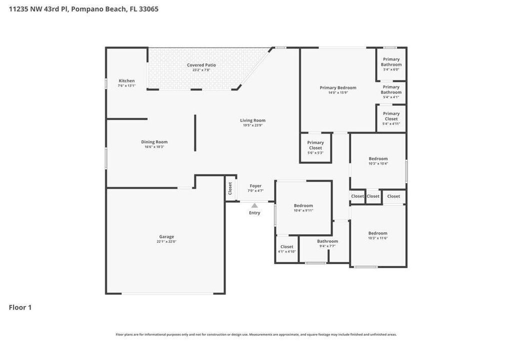 Photo of 11235 NW 43rd Place, Coral Springs, FL 33065 (MLS # B26044432)