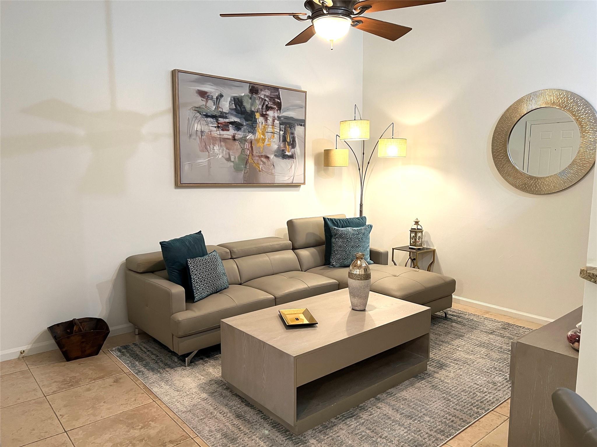 LOCATION, LOCATION, LOCATION! Gorgeous FURNISHED, FULLY RENOVATED 1 bed / 1 bath condo with panoramic lake/pond views - located in the gated East Delray Beach community of Bahia Delray. WALKING DISTANCE to Restaurants, Target, Home Depot, Fresh Market, Whole Foods, and 5 minutes from Atlantic Ave and the BEACH. One block from I-95. Enjoy the whole year in this beautiful and refined unit. Brand New Furniture, Bedding & Silverware. WATER INCLUDED. Bahia Delray offers a heated pool, hot tub, clubhouse, fitness center, and two tennis courts—management on site.