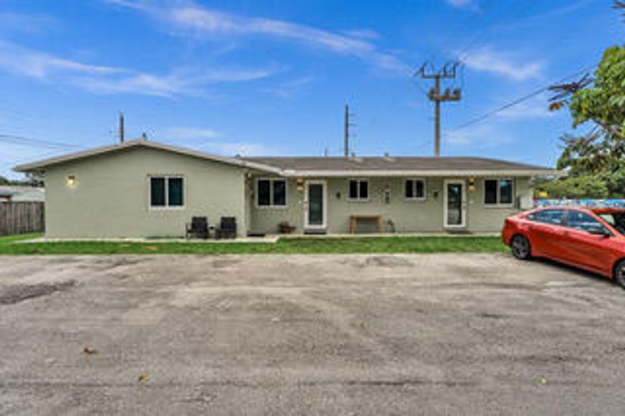Prime triplex for sale on high-demand Griffin Rd, where new vertical development continues to drive strong rental demand and appreciation. Vacancy is rarely an issue. Units are: 2 bedroom 2 bath, 1 bedroom 1 bath, and 1 bedroom 1 bath. All three units generate approx. $7,200/month with annual expenses around $26,000, delivering a near 7% cap rate. Impact windows and doors throughout, central AC systems 7-8 years old. Includes a separate parcel (Folio 504229140062) for a combined approx. 9,300 SF lot. Located in a major opportunity zone with strong upside potential. Won't last.