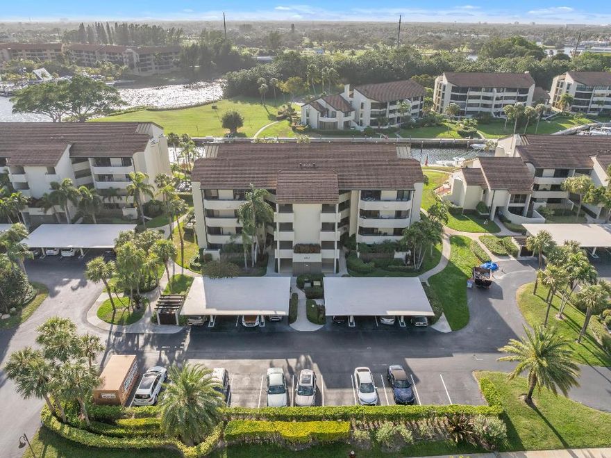 ****Boat slip included!**** 35' boat slip located just a short walk out your back door to this wonderful 3 bedroom 3 full bath condo. Old Port Cove Harbor Village is located in a fantastic low maintenance marina community just minutes from PGA blvd and is situated just off the intracoastal waterway. The location is perfect for commuting to Jupiter, West Palm Beach, 95 or the turnpike! You will love this quiet little low rise building community with walking trails along the waterfront and beautiful sparking pool overlooking the Marina canal. Floor plan is available upon request. You will be amazed at the space all under roof. All rooms have balconies and also a plus, just outside your dining and living area a refreshing screened in porch overlooking the water.