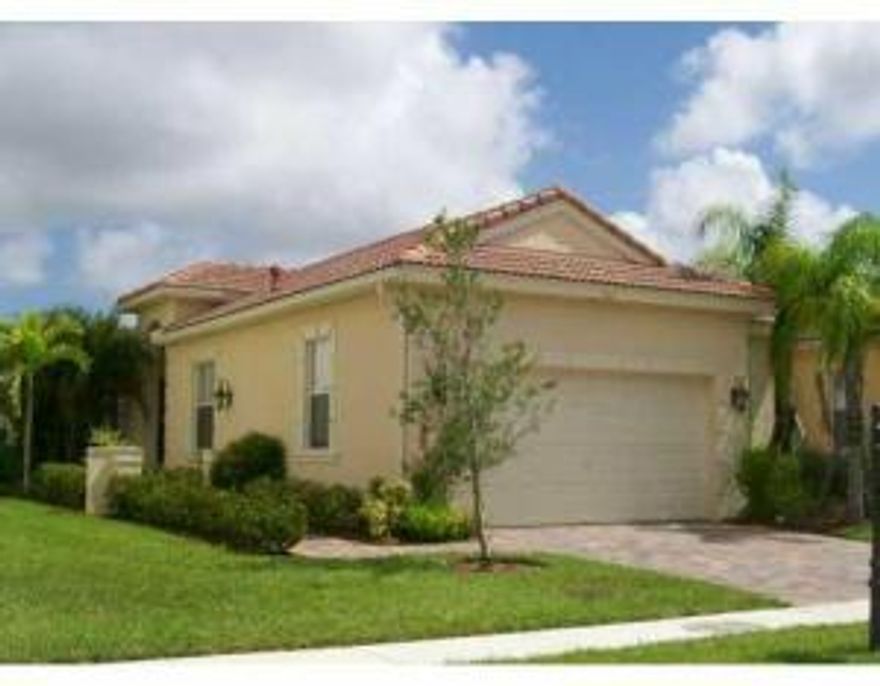 **BEAUTIFUL 3 BEDROOM 2 BATH BELLA MODEL ON THE LAKE** **GRANITE COUNTERS** **GAS APPLIANCES** **EAT-IN KITCHEN** **LARGE FAMILY/LIVING ROOM** **COVERED PATIO OVERLOOKING THE LAKE** **TILED FLOORS** **MIRABELLA IS A 24 HOUR MANNED GATED COMMUNITY WITH RESORT STYLE CLUBHOUSE, LARGE HEATED POOL, KIDDIE POOL, EXERCISE ROOM, PILATES/YOGA ROOM, BUSINESS CENTER, CARD ROOM, SOCIAL HALL WITH KITCHEN THAT IS GREAT FOR PARTIES, 4 TENNIS COURTS (2 ARE LIGHTED FOR NIGHT PLAY) AND A SEPARATE CHILDREN'S CLUBHOUSE WITH BATHROOMS AND KITCHEN AND A COVERED PLAYGROUND THAT IS PERFECT FOR BIRTHDAY PARTIES**