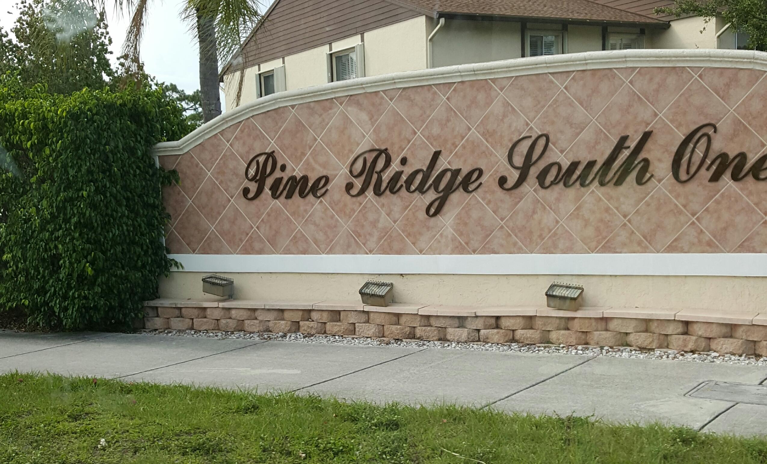 PINE RIDGE SOUTH I CONDO - Residential