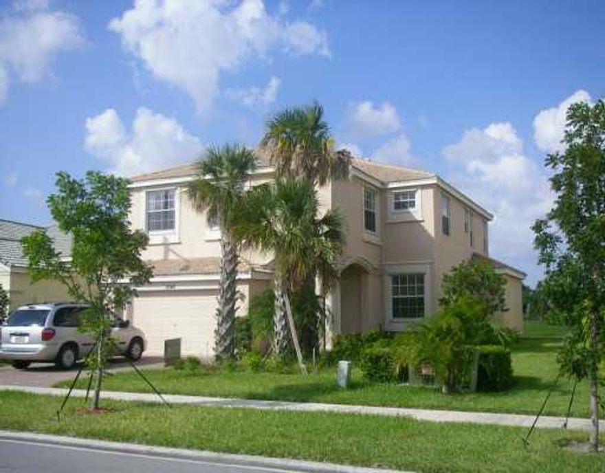 CORDOVA 5 GRANDE MODEL - 5 BEDROOMS, 2.5 BATHS WITH BEAUTIFUL LAKE VIEW. NEUTRAL COLORS THROUGHOUT. MASTER SUITE HAS PRIVATE BALCONY, DOUBLE SINKS, SEPARATE ROMAN TUB AND SHOWER. CLUBHOUSE FEATURES INDOOR/OUTDOOR BASKETBALL, TENNIS, VOLLEYBALL, KIDDIE WATER PARK AND PLAYGROUND, PRIVATE AREAS FOR PARTIES. POOL WITH CABANAS. CLOSE AND CONVENIENT TO SHOPPING, SCHOOLS, OKEHEELEE PARK AND ALL EQUESTRIAN VENUES.