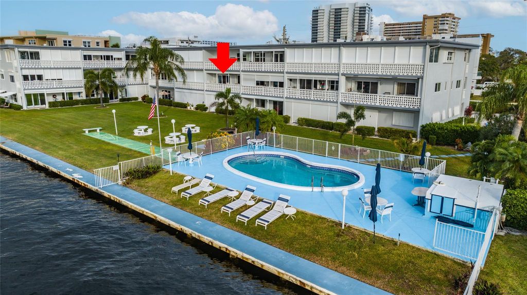 Photo of 1001 N Riverside Drive #204, Pompano Beach, FL 33062 (MLS # F10417457)