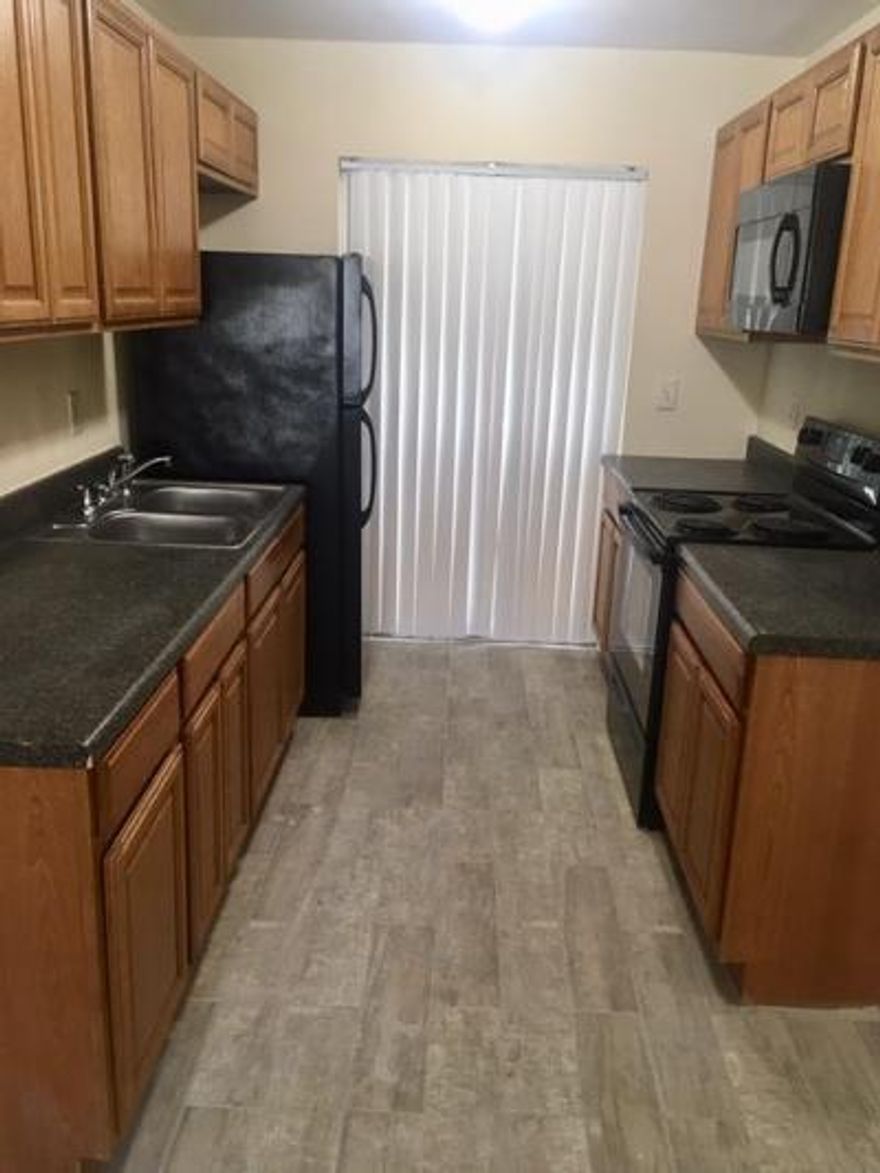 Nicely remodeled two bedroom one bath unit. Walk to the city