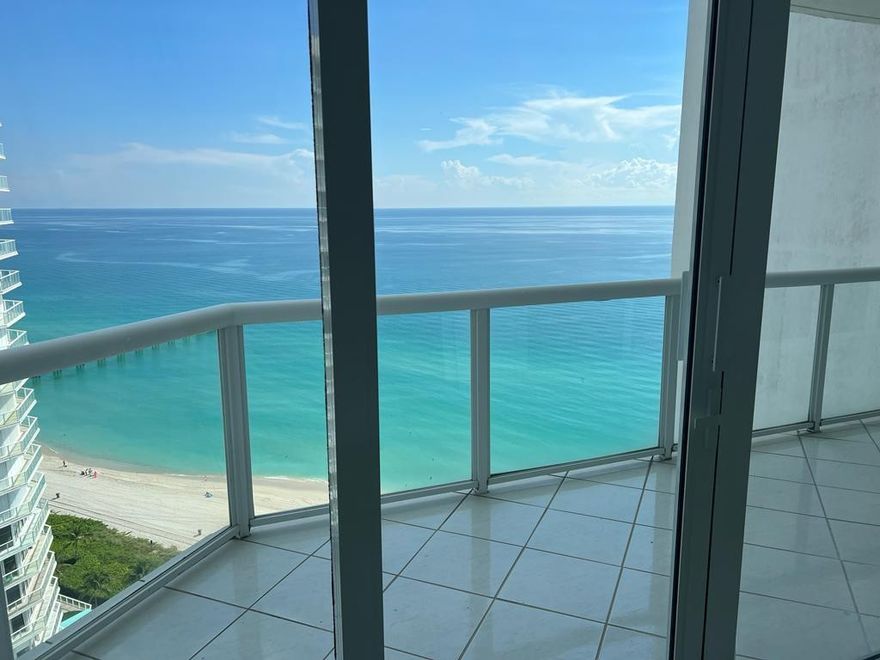 Wake up to breathtaking direct ocean views from the living room, dining area, and expansive primary suite. This impeccably maintained residence is in mint condition, featuring newer tile floors, fully remodeled bathrooms, and a sleek modern kitchen with quartz countertops and custom cabinetry. Top-of-the-line impact windows throughout offer both elegance and security. The primary suite boasts a spa-inspired bath with soaking tub, separate shower, and dual sinks. Secondary bedrooms showcase city and Oceania Island views. Enjoy resort-style living at Oceania with private beach club, spa, fitness center, dining, beach service, 24-hour security, concierge, and valet.   Building pool is under renovation, last phase that will be ready on July approximately and access ready on September aprox. Pool and ammenities are on the 4th floor.