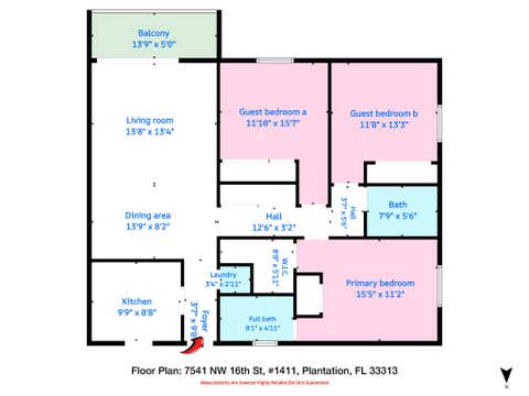 Tiny photo for 7541 NW 16th Street #1411, Plantation, FL 33313 (MLS # B26015330)