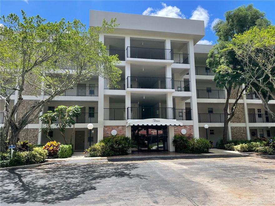 Spacious 1/1 condo overlooking the golf course at Palm Aire.  This first floor unit features an updated kitchen with tile backsplash and granite countertops.  Good sized primary bedroom, with walk in-closet, and screened in patio looking out to the golf course.  You can update flooring and paint to your style.  HOA includes basic cable, HBO and high-speed internet.  Close to everything Palm Aire has to offer.  20% down payment required, no leasing first two years of ownership.