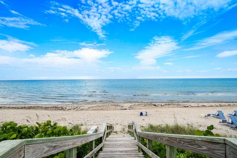 Tiny photo for 3621 S OCEAN Boulevard #6, Highland Beach, FL 33487 (MLS # B26083018)