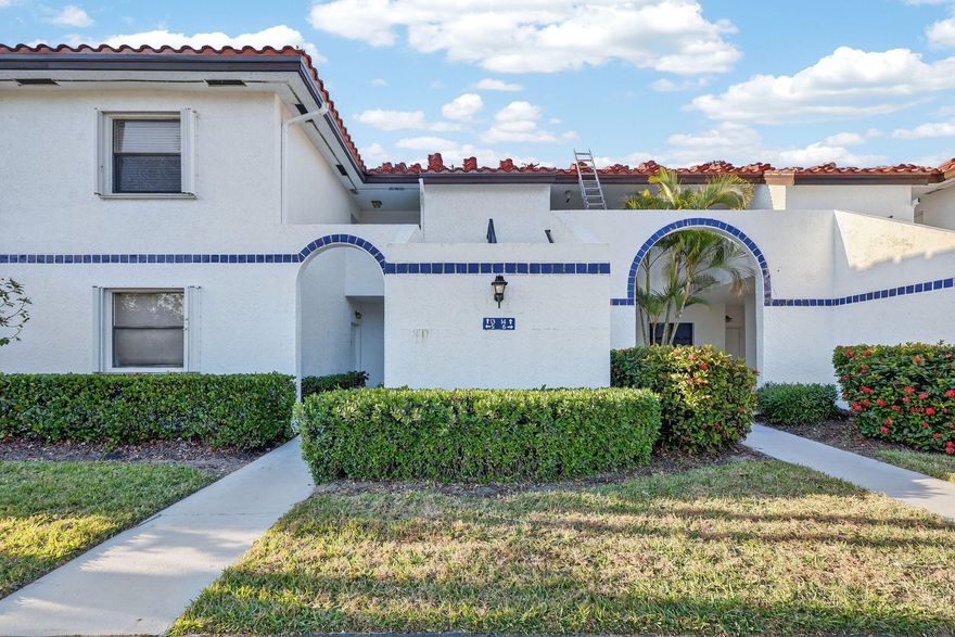 Rare first-floor 3BR/2BA canal-front condo in Intracoastal community! Tranquil water and garden views with inlet just minutes away. New roofs currently being installed with no assessment. Boat docks available for sale or lease plus kayak storage. Maintenance includes building insurance, roofs, landscape care, heated pool & spa, clubhouse, on-site manager, reserves, tennis, pickleball, basketball, covered parking, BBQ grills, cable & internet. Safe, secure community close to shopping and dining. Golf & social memberships available next door
