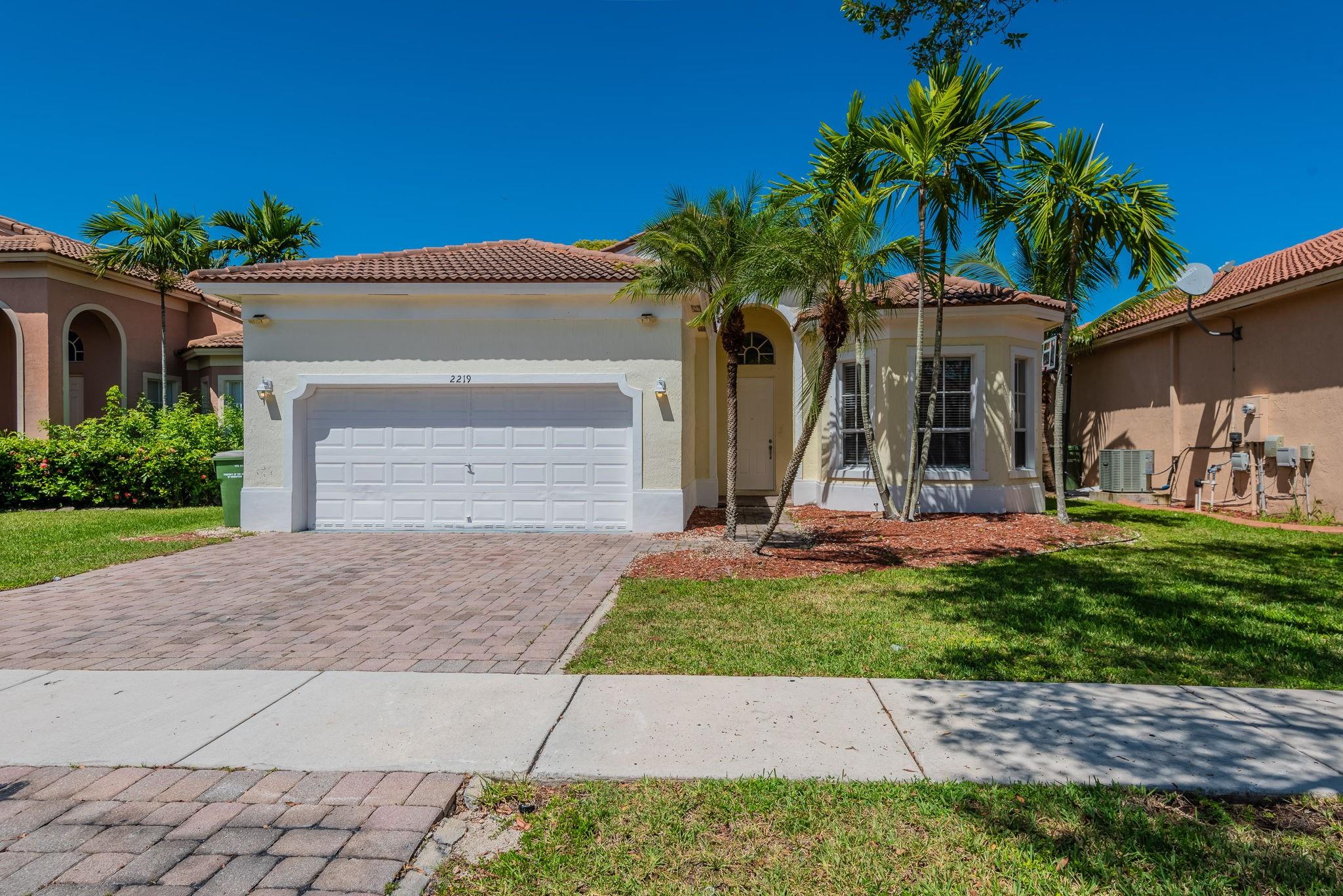 Spacious 1-story home featuring 5 bedrooms, 3 bathrooms, and a 2-car garage. Enjoy a welcoming foyer, open floor plan, kitchen bar, accent lighting, and bay window in one bedroom. The fenced backyard offers a wood deck and room to relax. Spacious closets throughout. One or more photos have been virtually staged. Schedule a showing today!