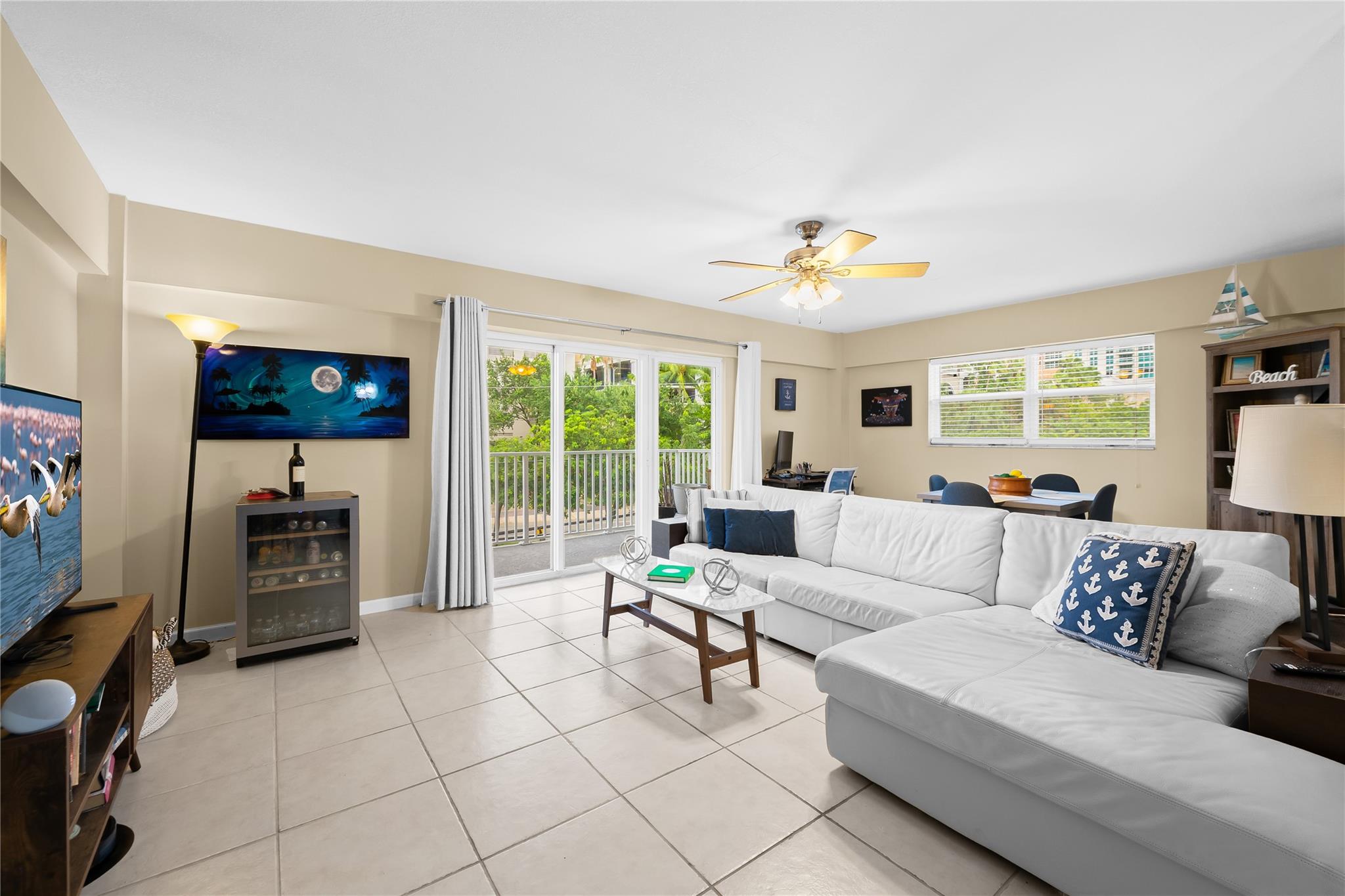 Experience refined coastal living in this updated 1-bedroom, 1-bathroom condo, located just steps from Fort Lauderdale’s renowned beaches, with Sebastian Beach only yards away. The unit offers views along Castillo Street and Birch Road from the private balcony, bedroom, and sitting room. Situated behind the Ritz Carlton, residents can easily access a variety of bars, restaurants, Las Olas Boulevard, and water taxi services. Begin your day with tranquil ocean vistas, enjoy sunbathing by the pool directly on the Intracoastal waterway, and unwind at sunset with refreshing sea breezes. Extras include assigned undercover parking, onsite laundry, onsite gym and community room, elevator. This property combines an exceptional lifestyle of both beach and intracoastal living. Pets not permitted.