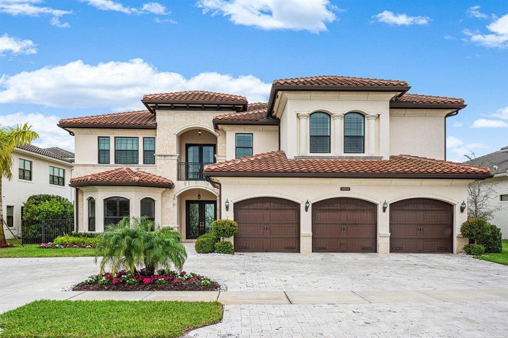Beautiful custom two story 5-bedroom, 5.1 bath single family home in Seven Bridges. Enjoy the ultimate luxury living with numerous upgrades and first class amenities. Walk into the open foyer concept with expansive windows overlooking your private natural gas heated pool and expansive views of the lake. The main floor has a billiards room, office/den, laundry room, dining room, bedroom and bath, open kitchen to living room with chefs island and Sub Zero refrigerator, ideal for entertaining. This smart home has been completely upgraded with Luton lighting. Walk upstairs to the loft area with four of the five bedrooms, all with custom built in closets and shelving, as well as en suite baths.