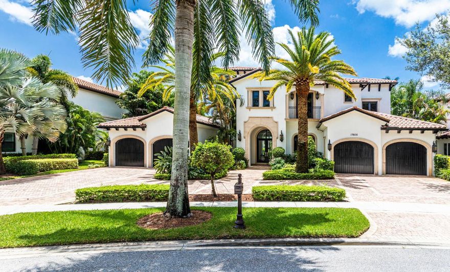 Located within the most exclusive enclave - Grand Lake Estates, this elegant reimagined transitionally styled Charles Watt custom designed model estate home is one of the crown jewels in The Oaks of Boca Raton. This spectacular custom lakefront 6 bedroom 7.2 bathroom property provides the ultimate in luxury, beauty and tranquility—New Kitchen Countertops, crème marble and wood floors, custom cabinetry, coffered ceilings, arches, and elegant wall and window treatments. The second floor features a loft with balcony and four bedrooms ensuite. Outside, the lush oversized lot with lake views, serenity pool, screened-in patio with summer kitchen and fireplace provide the perfect retreat. A custom designed entertainment and security system allow control remote control of the property.  MORE All impact glass and a full house generator complete this spectacular package. 
Details Include: Premium Lot, New Quartzite Kitchen Countertops, All Hurricane Impact Glass,, Centralized and fully automated AMX Smart Home System w/ remote access by Boca Theatre, Custom Millwork, Wolf-Meile-Dacor and Subzero Appliances, Wine Room, Mirror TV in Hers Master Bath, Screened Loggia with gas fireplace - porcelain tile  built in grill, 6 Custom Bedrooms, Whole home generator, Whole home audio pre-wired, Custom Cabinetry throughout, Two Central Vacuums, American home shield 1 year warranty w/ generator maintenance agreement, LED Lights throughout first floor, Metallic stacked back-splash in kitchen, 6 tray ceiling in Master Bedroom, Marble, wood, and wrought iron grand staircase, Aqualink pool Automation, Plush Landscaping, 4 car garage, Water saving irrigation well
Grand Este Way, Boca Raton, Florida. Offering guard-gated privacy in lush Old Florida beauty, The Oaks at Boca Raton is a desirable family-friendly community offering country club-style amenities with no equity fee required. As the centerpiece of this resort-like community, the Santa Barbara-style clubhouse features a luxurious fitness center/spa along with a spectacular pool, poolside café, and award-winning 12-court tennis center.

DISCLAIMER: Information published or otherwise provided by the listing company and its representatives including but not limited to prices, measurements, square footages, lot sizes, calculations and statistics are deemed reliable but are not guaranteed and are subject to errors, omissions or changes without notice. All such information should be independently verified by any prospective purchaser or seller. Parties should perform their own due diligence to verify such information prior to a sale or listing. Listing company expressly disclaims any warranty or representation regarding such information. Prices published are either list price, sold price, and/or last asking price. The listing company participates in the Multiple Listing Service and IDX. The properties published as listed and sold are not necessarily exclusive to listing company and may be listed or have sold with other members of the Multiple Listing Service. Transactions where listing company represented both buyers and sellers are calculated as two sales. The listing company's marketplace is all of the following: Vero Beach, Town of Orchid, Indian River Shores, Town of Palm Beach, West Palm Beach, Manalapan Beach, Point Manalapan, Hypoluxo Island, Ocean Ridge, Gulf Stream, Delray Beach, Highland Beach, Boca Raton, East Deerfield Beach, Hillsboro Beach, Hillsboro Shores, East Pompano Beach, Lighthouse Point, Sea Ranch Lakes and Fort Lauderdale. Cooperating brokers are advised that in the event of a Buyer default, no commission will be paid to a cooperating Broker on the Deposits retained by the Seller. No commissions are paid to any cooperating broker until title passes or upon actual commencement of a lease. Some affiliations may not be applicable to certain geographic areas. If your property is currently listed with another broker, please disregard any solicitation for services. Copyright 2020 listing company All Rights Reserved.