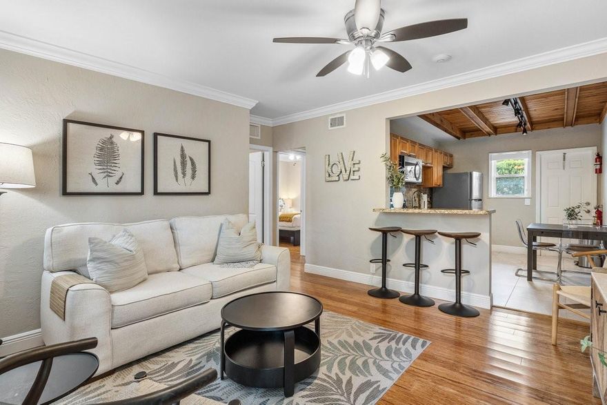 Fully Furnished Seasonal Rental - Available January 2nd for 6+months. Great Victoria Park location, close to Las Olas shops and restaurants, Fort Lauderdale Beach, and downtown. The unit is beautifully decorated with everything needed for a comfortable stay. Complex is well maintained and gated with charming pool area and tropical landscaping.