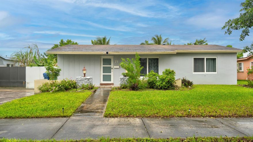 Charming single-family home in prime Miami Gardens location with no HOA. This spacious and well-maintained property features 2 large bedrooms, 1.5 bathrooms, and an open-concept living area filled with natural light. The generous backyard offers plenty of room to build a pool or create your own outdoor retreat. IMPACT Windows and doors!!!. Conveniently located just 10 minutes from Hard Rock Stadium, 23 minutes from Fort Lauderdale International Airport, 28 minutes from Miami International Airport, and only 20 minutes from Sunny Isles Beach. In excellent condition and currently used as a short-term rental (Airbnb), this property is a great opportunity for investors or end-users. No HOA means no maintenance fees and no rental restrictions--enjoy full ownership freedom.