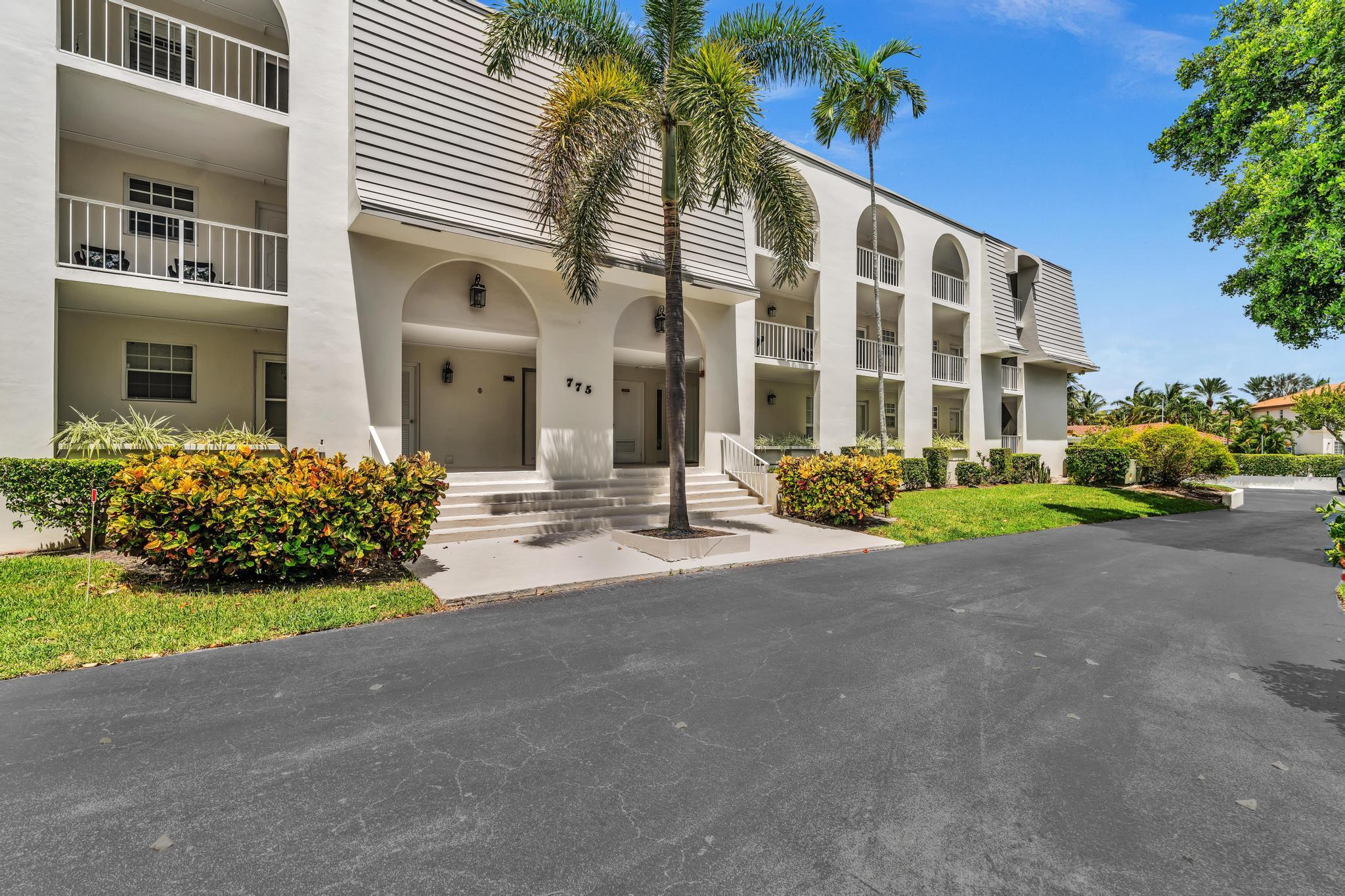 This beautiful East of US-1 unit features a water view with access to the Intracoastal and Ocean, no fixed bridges. Rare first floor exclusive unit walk out unit, with boat dockage available once you get on the list. Boasts awesome west view of canal, with mature tree's canopy in a very desirable neighborhood to call home. 2025 New A/C unit. French Village sits on seven acres and features a serene walking path were you can watch the boats go past or gaze at luxury homes. Equidistant to Ft Lauderdale and Palm Beach airports. Close to Boca Raton and Delray Beach downtown areas, for the best of both worlds. 1 bedroom and 1.5 baths. Tiled living areas, carpeted bedroom. Extra storage, garage parking with convenient elevator access. Just completely renovated pool.