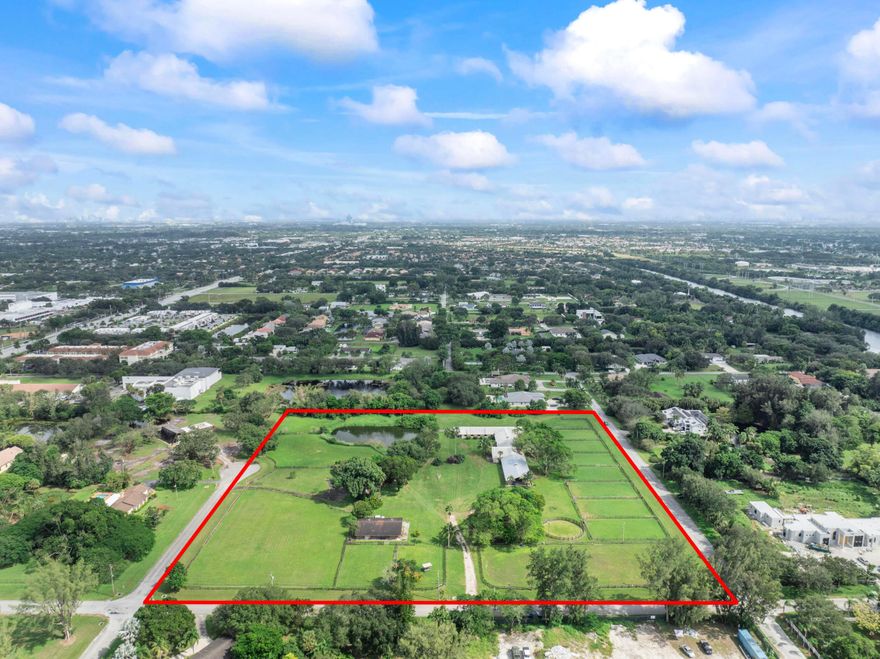 10 Acres for High-End Development in Cooper City! This lush 10-acre property in the heart of prestigious Cooper City presents an extraordinary opportunity to develop an upscale residential enclave of high-end estates. Nestled near Southwest Ranches, where multimillion-dollar homes define the market, this land offers developers a rare chance to meet the growing demand for exclusive living in a highly desirable area.
  
The property is ideally located just minutes from Fort Lauderdale-Hollywood International Airport, the iconic Hard Rock Casino, pristine parks, world-class golf courses, and renowned equestrian facilities, enhancing its appeal to discerning home buyers. Its prime location also boasts A-rated schools, seamless access to major highways, the beaches and close proximity to fine dining and premium shopping. 

With the area's booming luxury market, this property stands out as an exceptional investment for visionary developers seeking to shape the next chapter of South Florida's luxury living. A true must-see opportunity!

*Property fully fenced, has two small accessory buildings, and is currently being utilized as a horse farm with three stables (totaling 16,641 Sq ft). Develop as zoned with permitted uses or rezone.