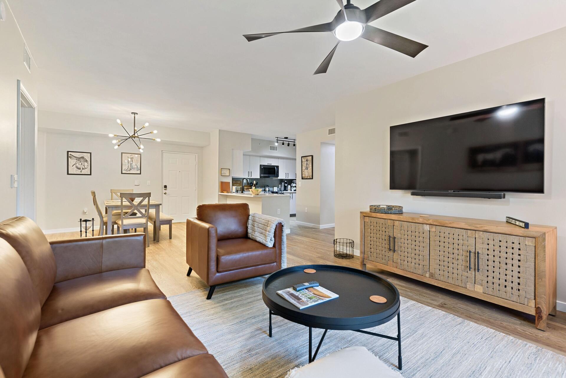 Newly renovated 3br, 2 full bath condo with front loader garage. This elegant condo features a brand new AC unit, flooring, custom cabinetry, quartz counters, new lighting and fixtures throughout and exquisitely appointed furnishings, new linens, and kitchenware. You will fall in love with the modern and tasteful decor of this spectacular condo. St. Andrews a Polo offers heated pool, spa, tennis, billiards, clubhouse and fitness center as well as bbq area. Located minutes from WELLINGTON EQUESTRIAN CENTER, WELLINGTON INTERNATIONAL, WELLINGTON EQUESTRIAN FESTIVAL, TOP RIDING ACADEMIES AND NATIONAL POLO CENTER.
