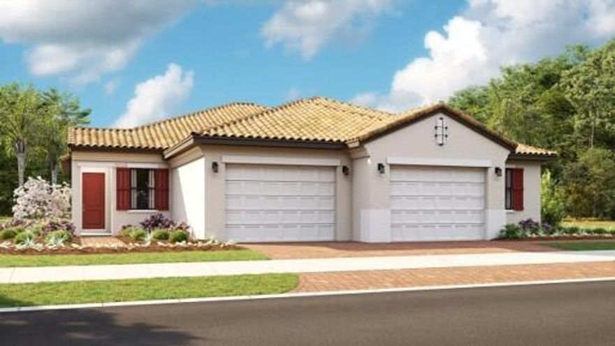 **MOVE IN READY-OCTOBER** Model photos used for reference. This Gardenia Villa is a 2 bedroom 2 bath and is situated on a homesite with a beautiful lakeview.