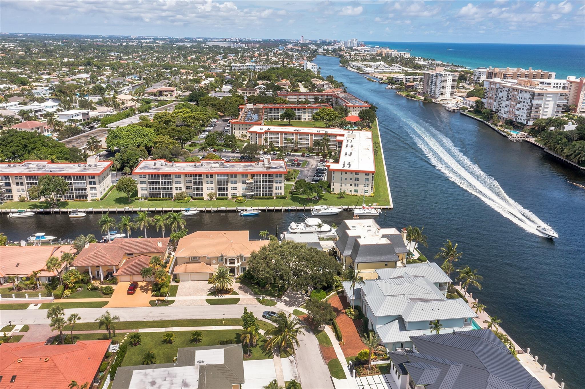 Back in the Market!Experience luxury in this stunning 3BR/2BA waterfront condo, perfectly positioned corner unit with breathtaking panoramic views of the Intracoastal and Canal. From the moment you step inside, you’ll be captivated by its brightness & constant boat parades. Deepwater docks up to 50 ft available at $3/ft, with swift access to 2 inlets. Entertain on your expansively screened balcony or relax by the resort-style pool & clubhouse with direct Intracoastal views & Boat Parades. Features include high-impact windows, Plantation shutters, an open kitchen, in-unit washer/dryer, FULL RESERVES, 50 YEAR INSPECTION COMPLETED, NO ASSESMENTS. Enjoy endless waterfront views in this rare gem, a perfect blend of luxury and convenience. No pets unless ESA or service animal to submit to assoc.