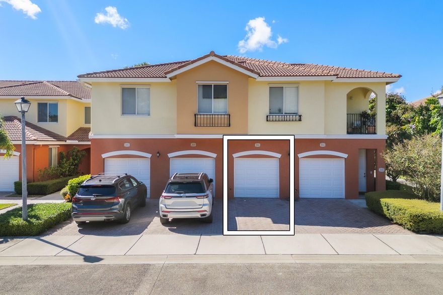 Welcome to easy living in the desirable gated community of **Vilabella Central Park**, just minutes from **Downtown Stuart** and the **Treasure Coast beaches**. This **3BR/2BA first-floor condo** with a **1-car garage** offers a spacious kitchen with **granite countertops** and **stainless steel appliances**. The **split floor plan** features a private primary suite and two guest bedrooms with a full bath. Enjoy peace of mind with a **2019 A/C and water heater**. **Vilabella** is pet-friendly and offers a **resort-style pool**, waterfront pond with fountain, and a central location near shops, dining, parks, and I-95. The **walkable neighborhood** includes a dog park, playground, and RC boat pond--making this one-of-a-kind location the perfect place to call home!