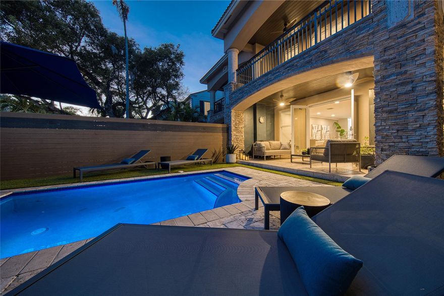 Available March 1st 2026 for vacation / seasonal rental.  Experience luxury living in the heart of Victoria Park walking distance to Las Olas with this beautifully newly furnished three-story townhome featuring a private elevator. Perfect for families and groups, this upscale retreat is just a short walk to Las Olas Boulevard in 8 minutes and only 10 minutes to the beach by car or Circuit golf cart. Enjoy 9 beds, a heated pool, private rooftop terrace, spacious chef’s kitchen with generous seating, and parking for up to 4 vehicles. Conveniently located just 10 minutes from Fort Lauderdale Airport for seamless arrivals and departures.  Pricing is based on preferred dates and occupancy.