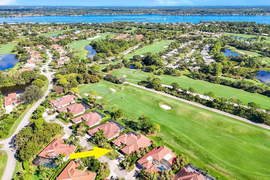 Tucked along the 17th hole of the River Ridge Course, this refined Barcelona Model residence unfolds as a story of quiet luxury, thoughtful upgrades, and effortless Florida living. Set on a generous one-third-acre lot, the home enjoys a rare sense of privacy where manicured fairways meet tranquil outdoor spaces. Built with enduring CBS construction, the residence offers 3,051 square feet of air-conditioned living space, thoughtfully arranged with a split bedroom floor plan across three bedrooms and three-and-a-half baths. From the moment you arrive, glass front entry doors set the tone—welcoming you into a home where classic architecture meets modern refinement.
At the heart of the home, the newly renovated custom kitchen is both a gathering place and a showpiece. Soft-close cabinetry with pull-out shelving, upgraded KitchenAid appliances, and a range with a downdraft system vented to the exterior create a space as functional as it is elegant. A custom built-in bar with prep sink and wine refrigerator invites evenings of entertaining, while new tile flooring flows seamlessly throughout the living areas.
The master bedroom suite is a private retreat, enhanced by a newly renovated bath that blends spa-like finishes with timeless design. Sliding glass doors open to a screened outdoor sanctuary where the private pool is warmed by a gas heaterperfect for year-round enjoyment. The outdoor areas are primed for alfresco dining and sunset gatherings overlooking the course. 
Practical luxuries abound: an air-conditioned two-car garage, plus golf cart garage, a gas fireplace for cooler evenings, and carefully upgraded home systems including 2023 A/C units with a 10-year warranty, a Jandy 400 variable-speed pool pump, and a recirculating hot water system for everyday comfort.
Designed with resilience in mind, the home is comprehensively protected with a mixture of impact glass, and accordion and motorized shutters, in addition to a brand new 22.5 kW whole-house generator with a 10-year warranty, and supported by two propane tanksensuring peace of mind in every season.
This is more than a residence; it is a well-curated lifestylewhere golf course vistas, refined interiors, and modern systems come together in a home built to be enjoyed effortlessly, beautifully, and confidently for years to come.

Harbour Ridge is one of the most premier private club memberships in all of South Florida, which offers luxurious amenities for all of their members. Whether you enjoy golf, boating, kayaking, paddle boarding, fitness, tennis, pickleball, dining, bird watching, or embracing the natural surrounds of a Certified Audubon Cooperative Sanctuary, Harbour Ridge offers something for everyone. The club also prides themselves by providing their membership an unparalleled level of personalized service across all amenity venues to ensure the highest level of membership experiences throughout the club and community.