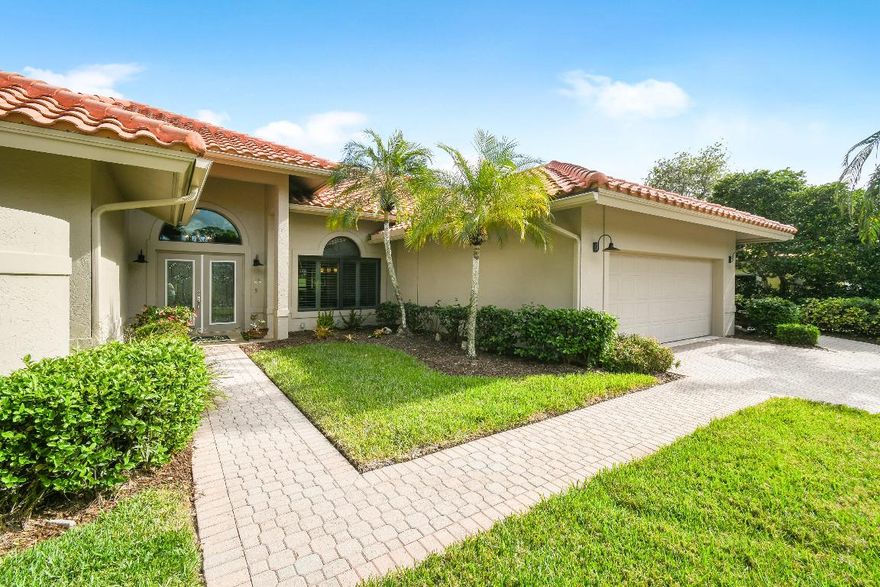 Tucked along the 17th hole of the River Ridge Course, this refined Barcelona Model residence unfolds as a story of quiet luxury, thoughtful upgrades, and effortless Florida living. Set on a generous one-third-acre lot, the home enjoys a rare sense of privacy where manicured fairways meet tranquil outdoor spaces. Built with enduring CBS construction, the residence offers 3,051 square feet of air-conditioned living space, thoughtfully arranged with a split bedroom floor plan across three bedrooms and three-and-a-half baths. From the moment you arrive, glass front entry doors set the tone—welcoming you into a home where classic architecture meets modern refinement.
At the heart of the home, the newly renovated custom kitchen is both a gathering place and a showpiece. Soft-close cabinetry with pull-out shelving, upgraded KitchenAid appliances, and a range with a downdraft system vented to the exterior create a space as functional as it is elegant. A custom built-in bar with prep sink and wine refrigerator invites evenings of entertaining, while new tile flooring flows seamlessly throughout the living areas.
The master bedroom suite is a private retreat, enhanced by a newly renovated bath that blends spa-like finishes with timeless design. Sliding glass doors open to a screened outdoor sanctuary where the private pool is warmed by a gas heaterperfect for year-round enjoyment. The outdoor areas are primed for alfresco dining and sunset gatherings overlooking the course. 
Practical luxuries abound: an air-conditioned two-car garage, plus golf cart garage, a gas fireplace for cooler evenings, and carefully upgraded home systems including 2023 A/C units with a 10-year warranty, a Jandy 400 variable-speed pool pump, and a recirculating hot water system for everyday comfort.
Designed with resilience in mind, the home is comprehensively protected with a mixture of impact glass, and accordion and motorized shutters, in addition to a brand new 22.5 kW whole-house generator with a 10-year warranty, and supported by two propane tanksensuring peace of mind in every season.
This is more than a residence; it is a well-curated lifestylewhere golf course vistas, refined interiors, and modern systems come together in a home built to be enjoyed effortlessly, beautifully, and confidently for years to come.

Harbour Ridge is one of the most premier private club memberships in all of South Florida, which offers luxurious amenities for all of their members. Whether you enjoy golf, boating, kayaking, paddle boarding, fitness, tennis, pickleball, dining, bird watching, or embracing the natural surrounds of a Certified Audubon Cooperative Sanctuary, Harbour Ridge offers something for everyone. The club also prides themselves by providing their membership an unparalleled level of personalized service across all amenity venues to ensure the highest level of membership experiences throughout the club and community.