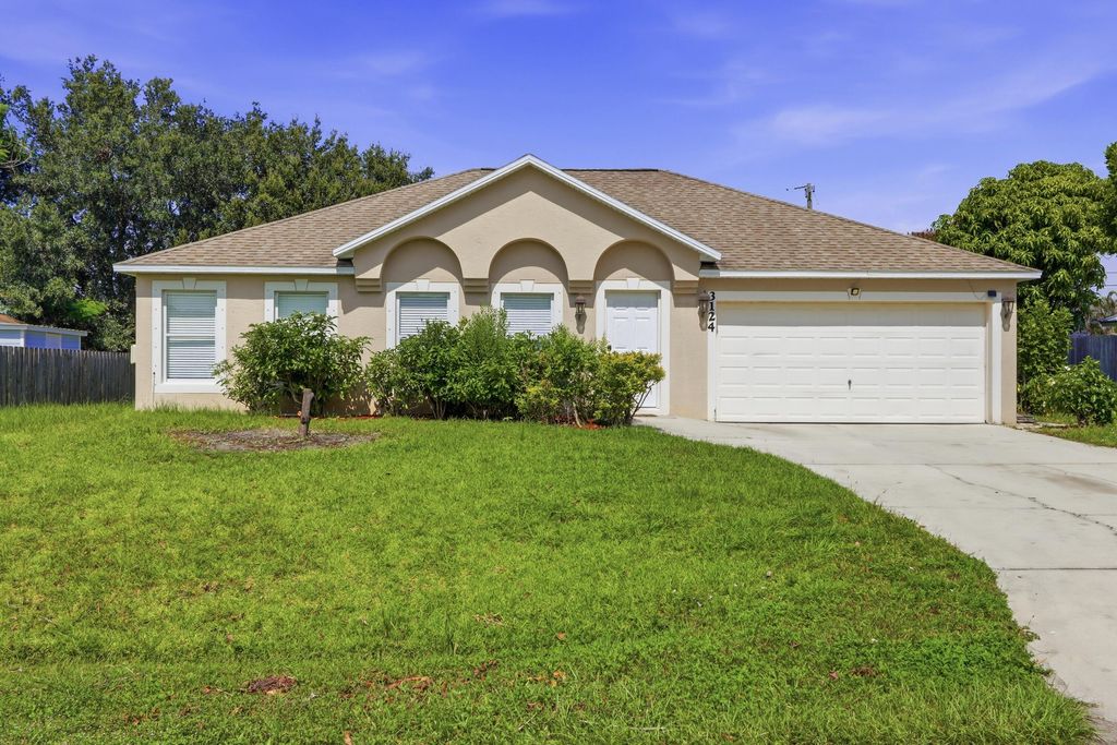 Photo of 3124 SW ARMUCHER Street, Port Saint Lucie, FL 34953 (MLS # B26057641)
