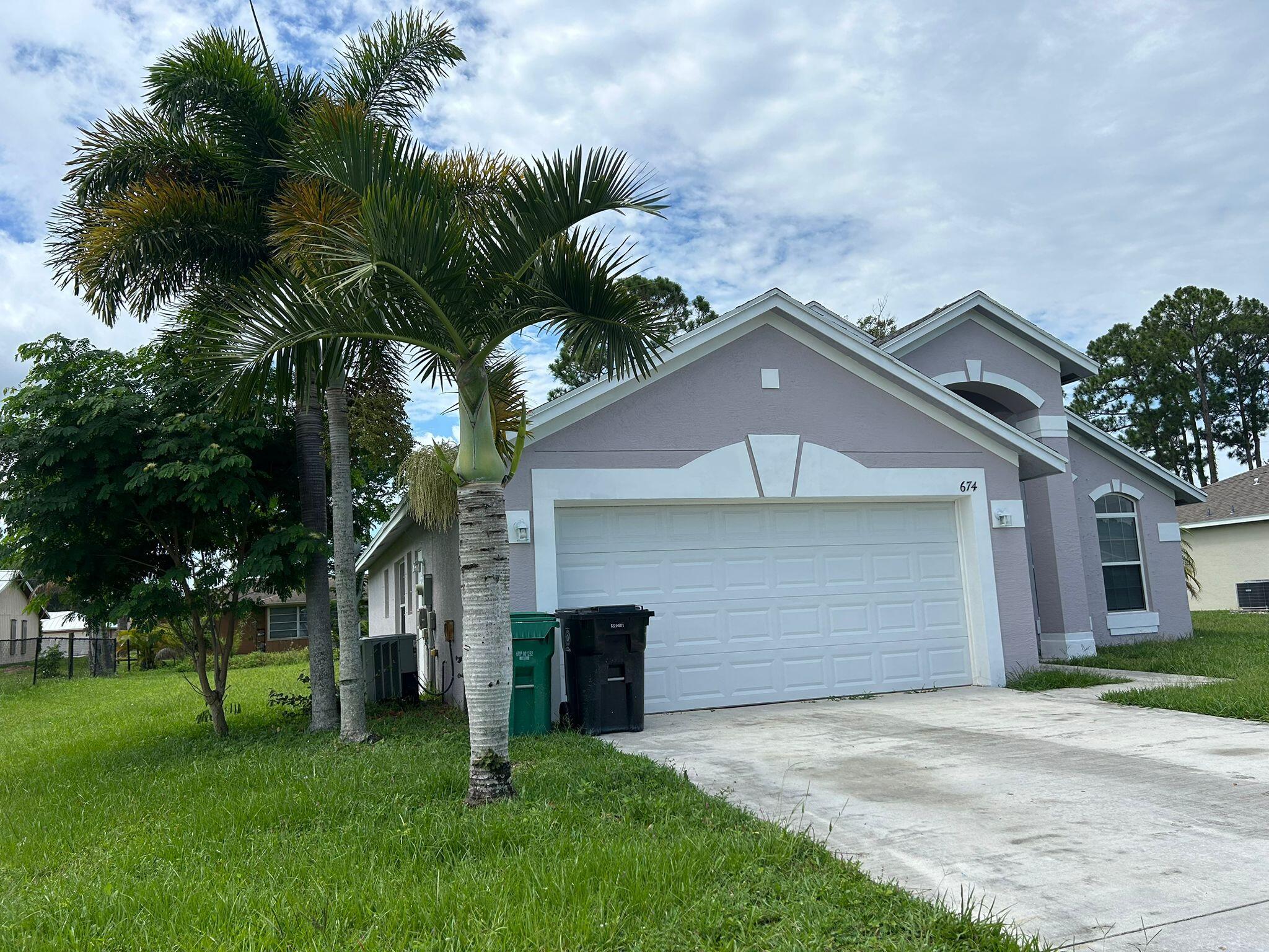 Spacious and large 3/2 CBS home, with vaulted ceilings with an open floor plan. large kitchen with custom wood cabinets with Granite tops. Flooring through house is Wood and Tile flooring. two car garage, drive,all new stainless steel appliances and new washer and dryer, centrally located.