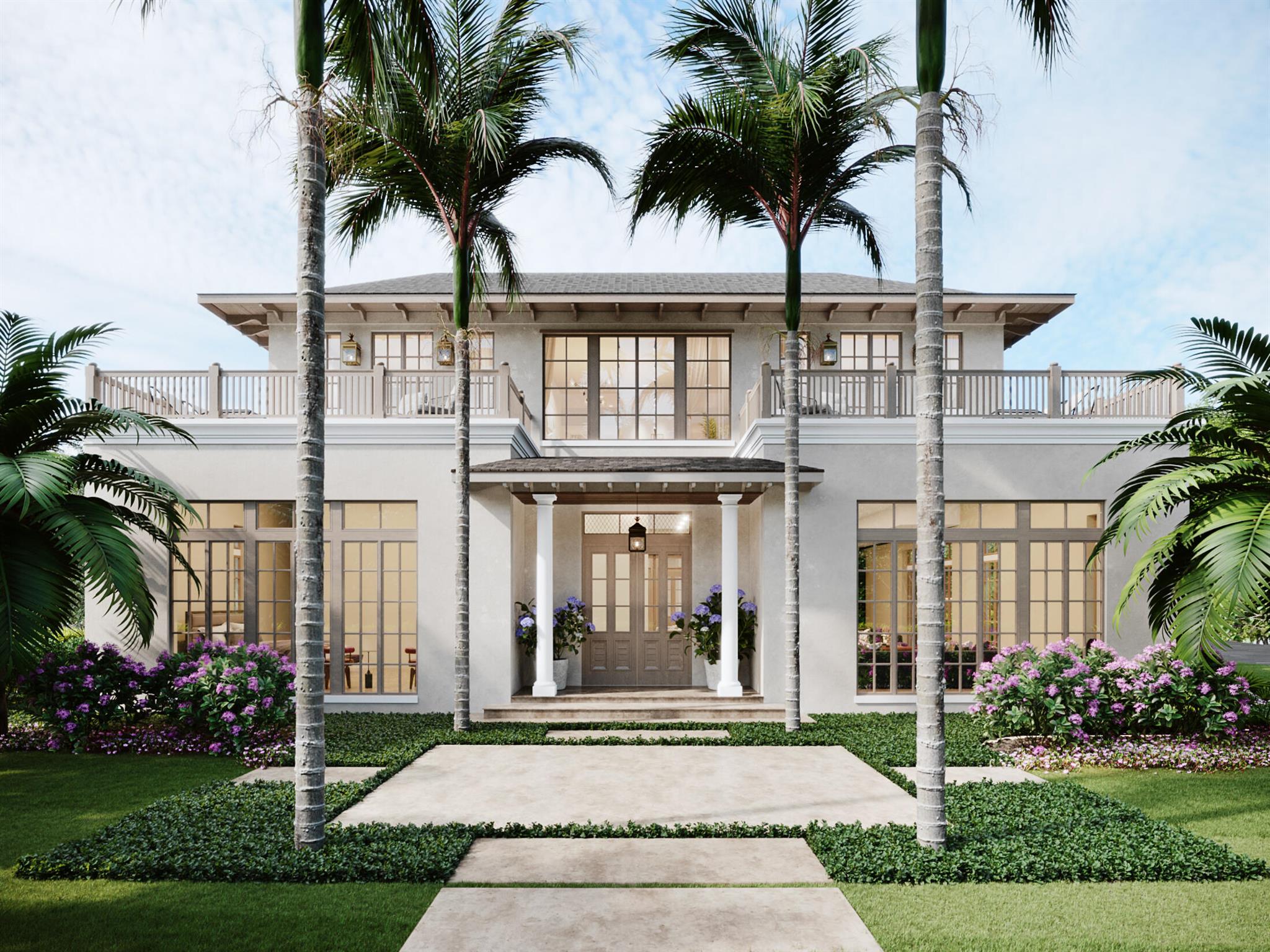 Location! Location! Location! One of Delray Beaches' finest, 1202 Vista Del Mar, is a brand-new home under construction, moments from the pristine ocean and famed Atlantic Ave. If perfection, is what you seek, then Canary House, a magnificent designed and appointed home, is for you. Creating a harmonious composition, the residence integrates the most progressive design with exceptionally high-quality materials. Showcasing 6,292 living area Sqft, the 5 Bedroom, 6.2 Bathroom home offers a dramatic open floor plan with formal and informal areas. The first floor encompasses a grand foyer, a formal living room with French doors, an open epicurean kitchen with top-shelf appliances; a center island with quartz countertops with a waterfall edge, a walk-in pantry, a secondary entry hall,