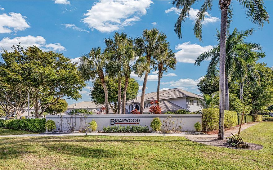 *Lake View*
*55 and Older Community*
*Manned Gate*
--
Welcome to Briarwood at Indian Spring! A beautiful treetop community featuring 160 coach homes. Briarwood offers a heated community pool and covered outdoor spaces. Owners have the OPTION of joining Indian Spring Country Club, but it is NOT MANDATORY.
--
This updated, light and bright, ground floor condo features, 2 bedrooms, 2 bathrooms, and a 1 car garage. Additional features include:
-New A/C (2026)
-New Microwave (2026)
-New Primary Bedroom Carpet (2026)
-Newer kitchen appliances
-Updated Kitchen
-Updated Bathrooms
-All bedroom closets are CUSTOM FITTED
-Tile throughout common areas
-Inside Washer/Dryer
-Vast lake views with water feature
-Optional third bedroom!
-Two Lanais
-Walking distance to the pool
-- --
Maintenance Fee Includes:
-Cable
-Internet
-Lawn care
-Roof
-Exterior maintenance
-Exterior pest control
-Irrigation system
-24 hour manned gate
-Heated community pool