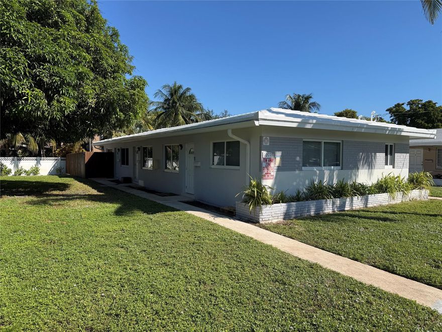 Charming 1-Bedroom in the Heart of Oakland Park! Welcome home to this beautifully updated 650 sq ft 1/1 just blocks from all the best of Oakland Park. Enjoy your own private, fully-fenced backyard—perfect for relaxing or entertaining—featuring a custom paver patio. Inside, you’ll find a modern open-concept kitchen with quartz countertops, a spacious walk-in closet, a stylish contemporary bathroom, impact windows and in-unit washer and dryer.  Pet-friendly for a small dog or cat 12 pounds or under. Water and trash included in rent.