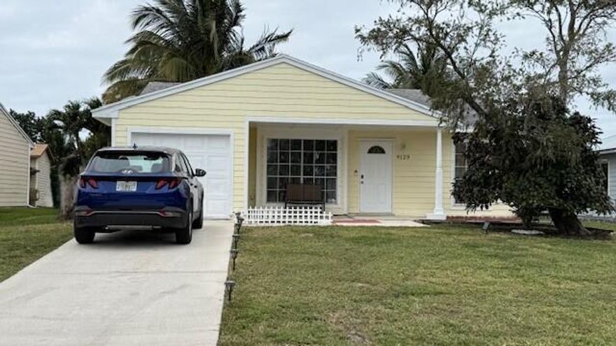 Enjoy So FL living in this much sought after neighborhood of Waterchase. A wonderful 1-story home in the heart of Boynton Beach with panoramic waterviews. Open Layout with vaulted ceilings, granite counter top, tile backsplash and breakfast bar. Updated cabinets, stainless steel appliances and tile floors throughout. Large Master bedroom with ensuite bathroom. The home features amazing lake views from screened in patio and large yard, big enough for a pool. Hurricane Panels. All age Community includes pool, parking lot for RV's/Boats/Trailers, basketball and tennis courts, walking/jogging trail. All A rated schools. Low HOA which includes cable/Internet, exterior pest control and lots of amenities, no pet restrictions. 3rd bedroom is unpermitted garage conversion with window and closet.