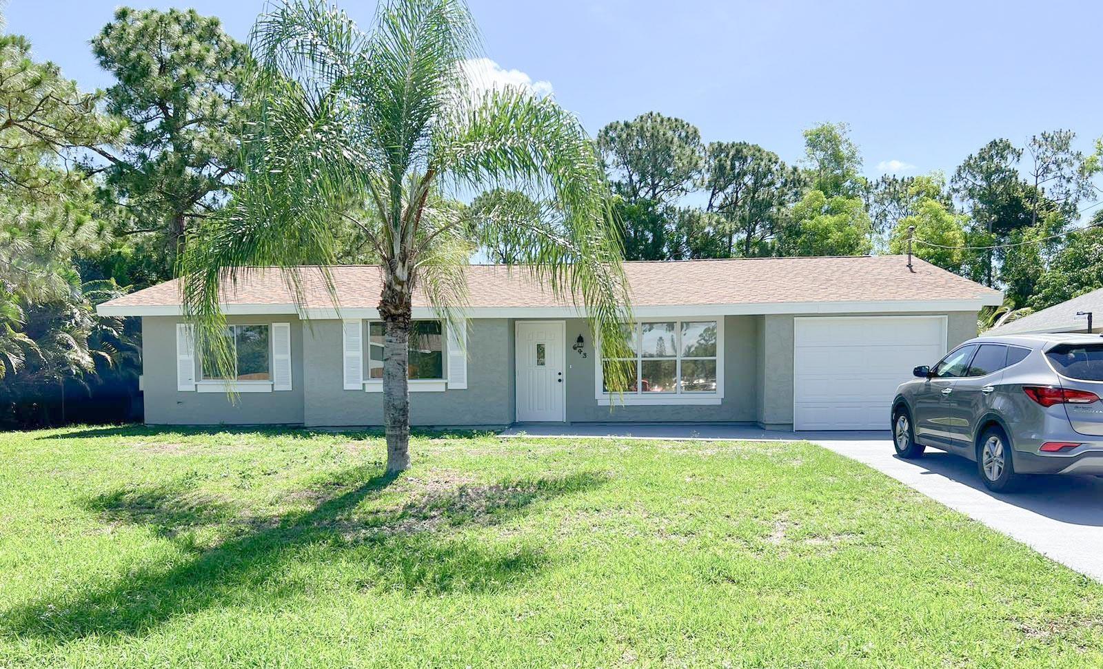 Spacious, luminous and Updated 3 bedroom 2 bathroom home in the heart of Port St. Lucie. This beautiful maintained property offers an open layout with french doors to the screen patio and backyard. Kitchen has new cabinets with granite counter tops and stainless steel appliances. The bathrooms have new vanities, tile and fixtures. Also has an additional detached garage. Great location: quick access to I-95 and turnpike, near top-rated public and charter schools, minutes away from shopping plazas, grocery stores and restaurants. Tenant Occupied, call or text for showings.