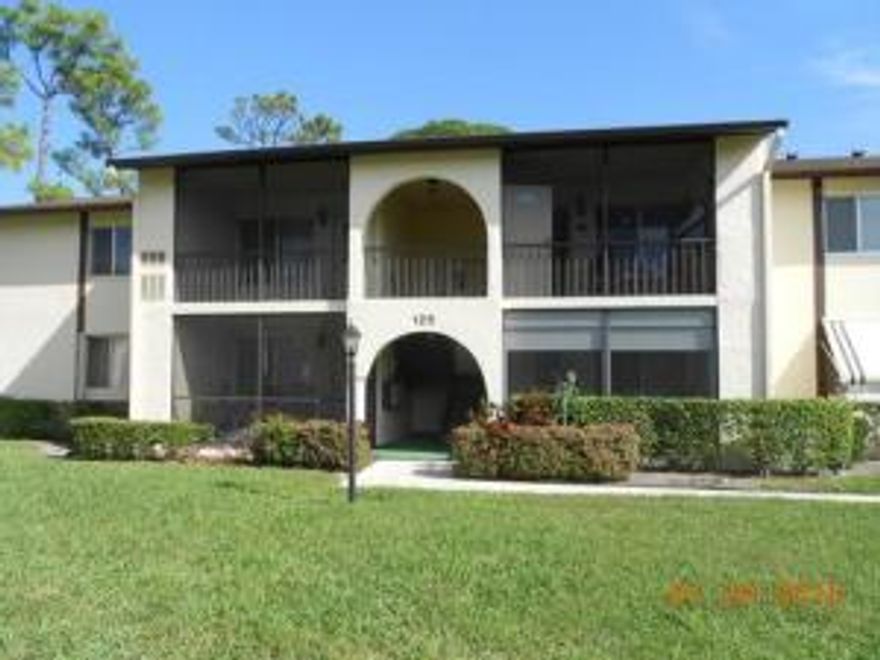 Lovely 2 bedroom / 1 bathroom condo in Pine Ridge South 1 -Tile Floors Throughout Living Spaces / Carpet in Bedrooms,Central AC,Screened in Porch, 1st Floor Unit, Washer Dryer in Unit, Pool, Clubhouse and Shuffleboard in Community -Close to shopping, golf, dining and more!