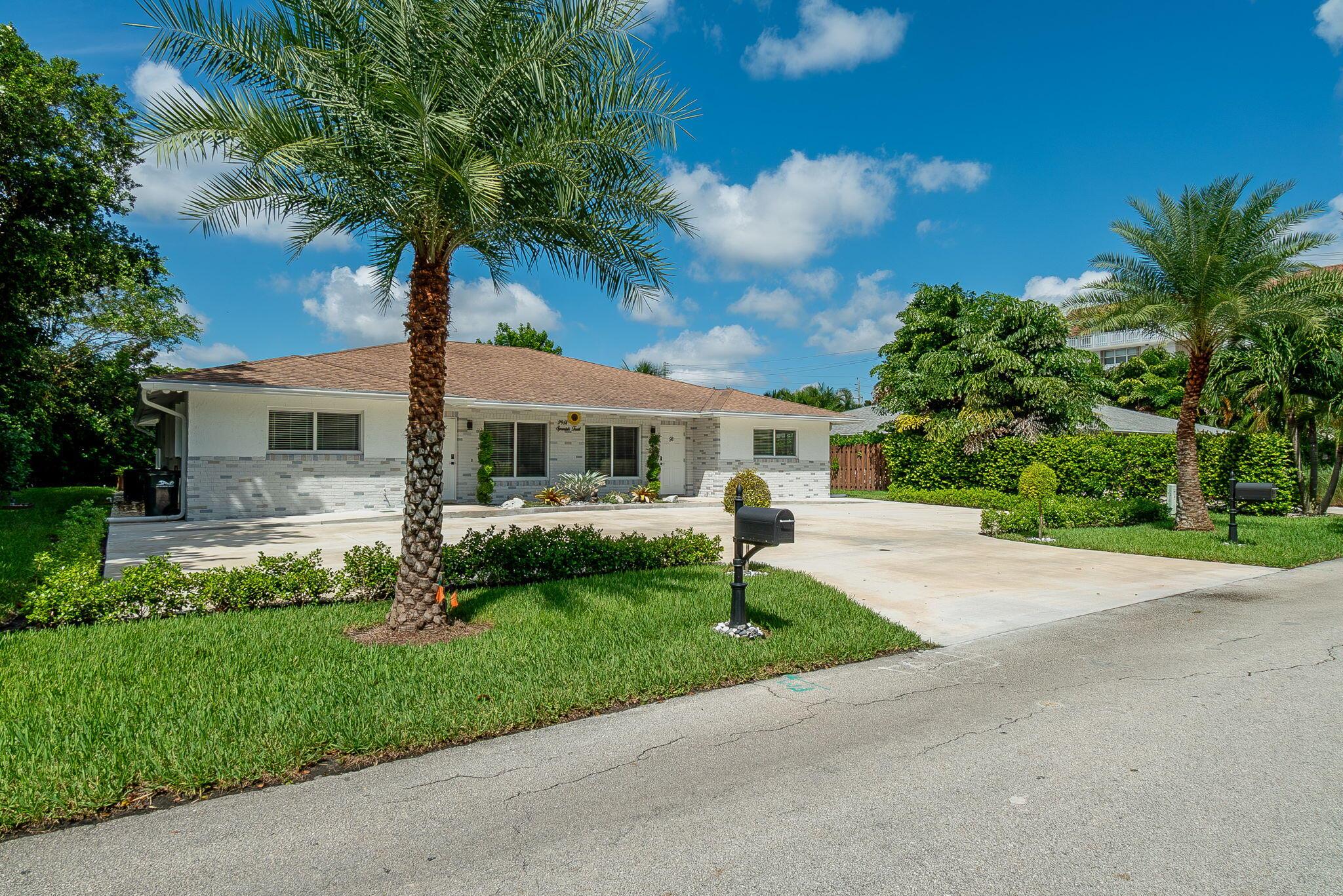 Welcome to the A side of this fully renovated, furnished, 3 Bedroom, 2 Bath Duplex located in a cozy neighborhood just minutes from the beach/dining/shopping (Whole Foods and TJ's)! Note that there are currently only beds in 2 of the 3 bedrooms. Both units come with 2 parking spaces (maybe 3, if you have small cars), shared laundry, a Florida room, outdoor furnished patio, and a beautiful, relatively private back yard! Available for short-term (min 30 days) OR long-term rental. Internet is already installed and available at cost (~$60). Avail immediately. The Property Manager is top-notch! Must show proof of income (2 most recent pay stubs) and pass the credit (min 700) and background check. No prior evictions. Schedule your showing today!