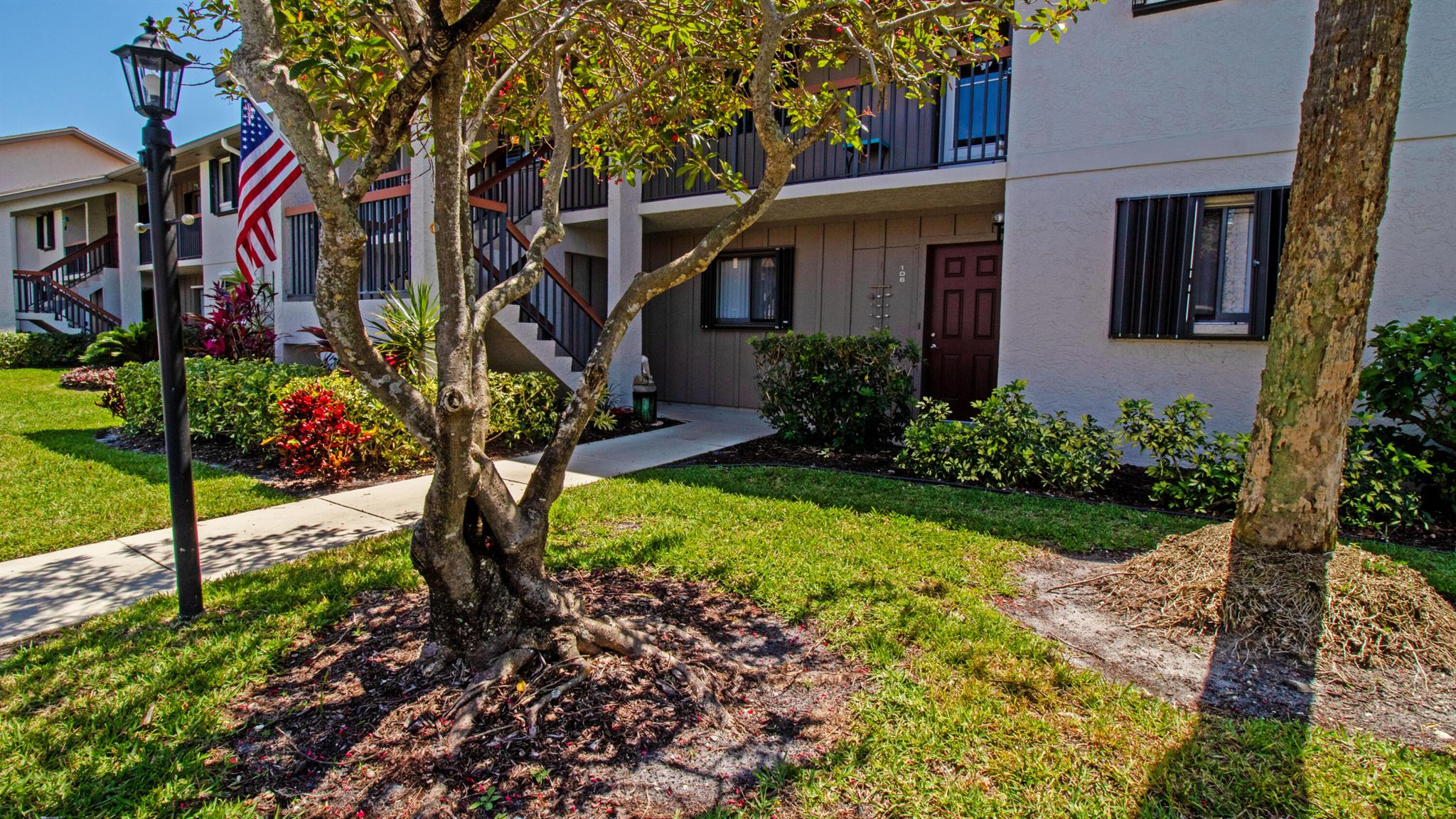 HOA FEES INCLUDED IN RENT PRICE.! Jensen Beach Schools. Beautifully renovated ground floor corner unit, located within the impeccably maintained River Club grounds. Unit offers plenty of natural light, privacy, and peaceful garden view! Move in ready with new paint, new carpet, and newer appliances! Designated parking directly in front of the unit with additional well-lit parking across the street. The unit has storm protection and positive wind mitigation report. No age restrictions. Relax in the heated and cooled pool, entertain friends and family at River Club's club house or picnic areas. The community also offers a recreation room with pool and table tennis, shuffleboard, a fitness center, and a workshop. Water, garbage removal and basic cable included.