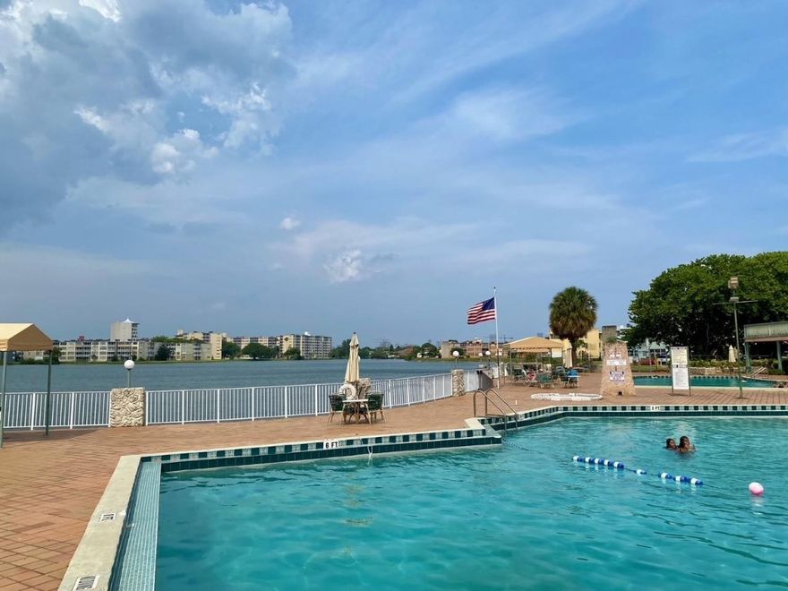 Very well maintained 2/2, unique corner unit, with 2 balconies, largest floor plan in the building with relaxing 6th floor views. Quiet, safe, desirable 55+ building. Close to Skylake Publix, shopping, dining, hospitals. Walking distance to houses of worship, minutes to Aventura and easy access to 95 and major highways. There are 2 pools beautifully situated on an expansive lake, fitness center, clubhouse, and sauna. Ceramic tile throughout unit. Large bedrooms with walk in closets. Large bathrooms. 1 deeded parking space in a great location, plenty of guest parking too. Management on property. 50-year certification has been completed. Maintenance fee includes water, sewer, basic cable, garbage, roof repairs, insurance & pool access. Excellent value for the space & amenities.