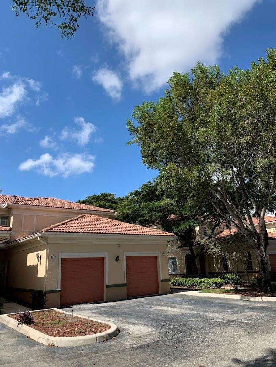 The largest 2/2 townhome with a 1 car garage in Aventine located in Miramar.  Unit has newer washer and dryer. Premium location in a gated community with many amenities including 2 pools, tennis courts, gym, playgrounds, BBQ areas and relaxing water views walking loop on the lake. Unit is NON smoking and no pets allowed.  Unit is available January 1st 2026. Quick approval with complete application, credit report for each adult along with background check, income verification and copy of ID's.