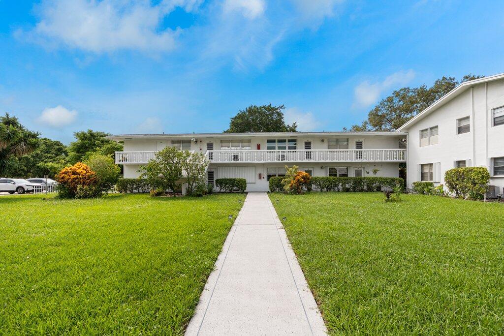 This beautifully updated 1-bedroom, 1.5-bathroom condo (55+) is move-in ready and packed with upgrades. Step into a bright, open kitchen featuring white cabinets, granite countertops, a stylish tile backsplash, recessed lighting, stainless steel appliances, and an island perfect for entertaining.Throughout the home, you'll find detailing such as crown molding, smooth ceilings, and ceramic tile floors that enhance the light and airy feel. The bathrooms have been tastefully updated with modern tile, recessed lighting, and a sleek glass-enclosed shower, & more.Just steps from the pool and East Gate, and minutes to beaches, shopping, and dining.Resort living at Century Village includes a theater, gym, indoor & outdoor pools, pickleball, tennis, & more!