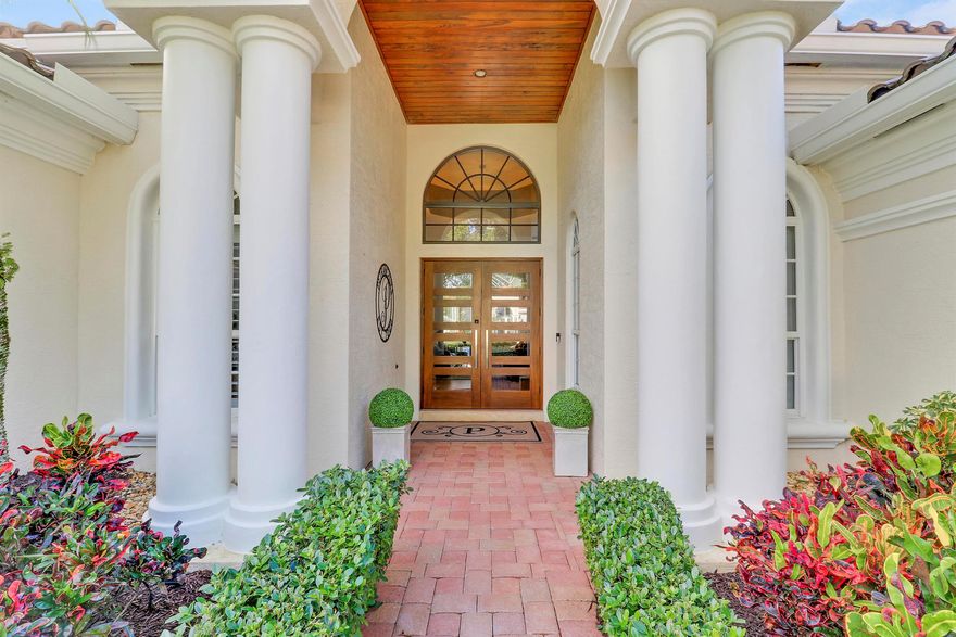 Luxury Living with Space to Spare - 6BR/6BA Pool Home with Office & Den.  Step through custom designer entry doors into a home that exudes elegance and comfort. This expansive residence offers 6 bedrooms and 6 bathrooms in a thoughtfully designed 4-way split floor plan, complemented by a spacious den, dedicated office, formal living room, and inviting family room.  Natural light fills the interior, highlighting the quality craftsmanship throughout. The chef's kitchen is a true centerpiece, featuring a gas cooktop, double ovens, warming drawer, beverage center, and generous quartz countertops -- ideal for entertaining.  The primary suite is a private retreat, complete with a luxurious bathroom and direct access to the newly resurfaced patio. Enjoy the sparkling pool,...